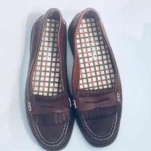 SPERRY Brown Leather Loafers